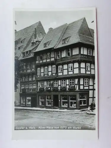 Alte AK Goslar Altes Haus am Markt [1206]