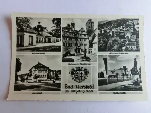 Alte AK Bad Hersfeld Mehrbildkarte [1251]