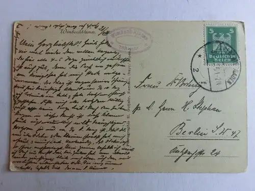 Alte AK Berchtesgaden Ramsau Wimbachklamm [1257]