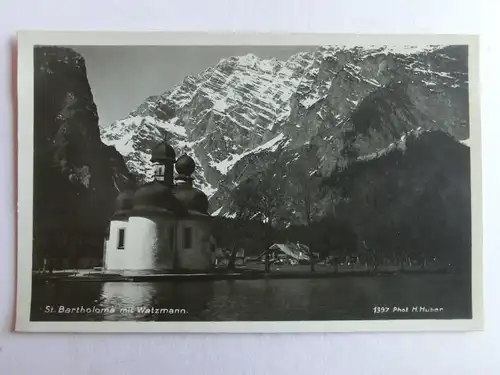 Alte AK Berchtesgaden St. Bartholomä [1330]