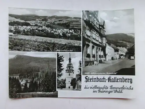 Alte AK Steinbach Hallenberg Mehrbildkarte [aO1538]