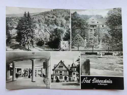 Alte AK Bad Liebenstein Mehrbildkarte [aO1539]
