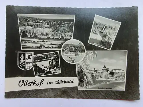 Alte AK Oberhof Mehrbildkarte [aO1540]