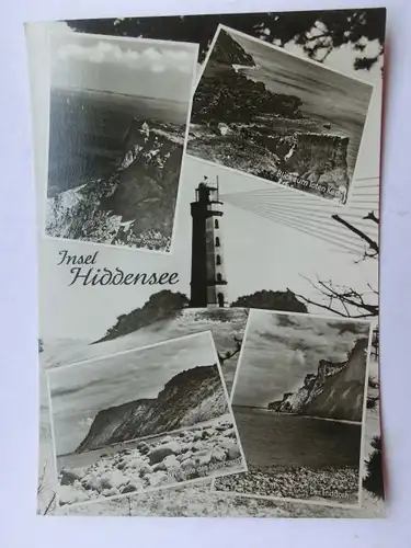 Alte AK Insel Hiddensee Mehrbildkarte [aO1558]