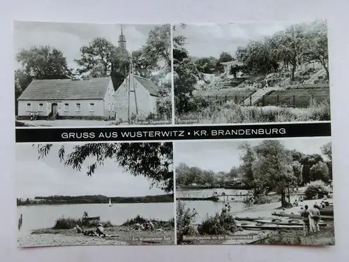 Alte AK Wusterwitz Brandenburg Mehrbildkarte [aO1578]