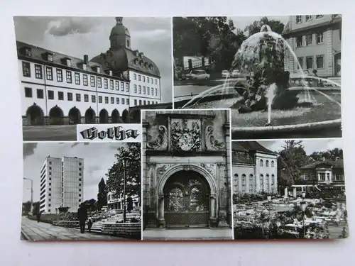 Alte AK Gotha Mehrbildkarte [aO1581]