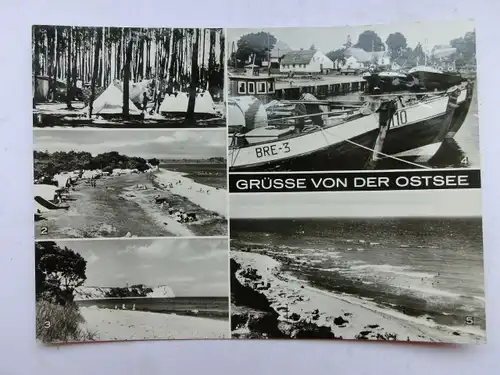 Alte AK Ostsee Insel Rügen Mehrbildkarte [aO1599]