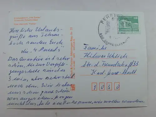 Alte AK Fehrenbach Mehrbildkarte Erholungsheim [aO1615]
