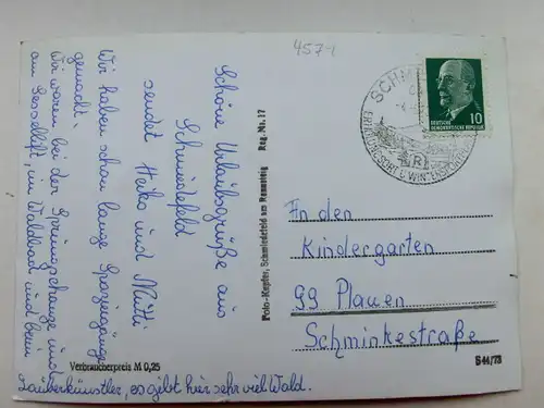 Alte AK Schmiedefeld Rennsteig [aO1618]