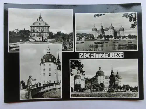 Alte AK Moritzburg Mehrbildkarte [aO1645]