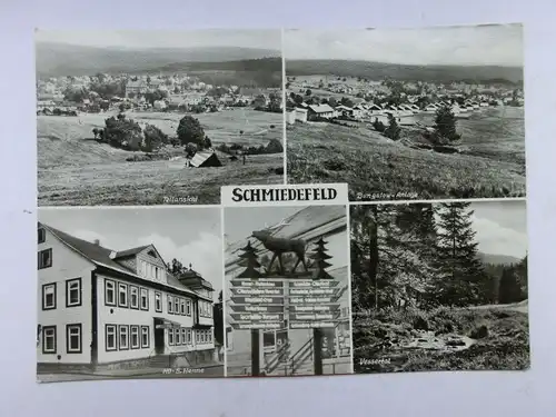 Alte AK Schmiedefeld Mehrbildkarte [aN630]