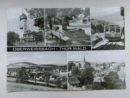 Alte AK Oberweissbach Mehrbildkarte [aN635]