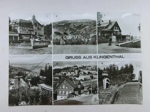 Alte AK Klingenthal Mehrbildkarte [aN649]