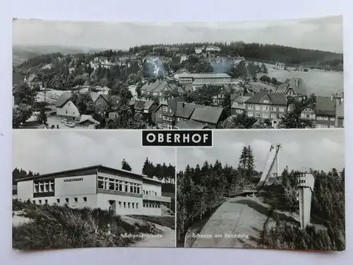 Alte AK Oberhof Mehrbildkarte [aN668]