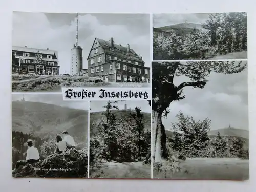 Alte AK Großer Inselsberg Mehrbildkarte [aN679]