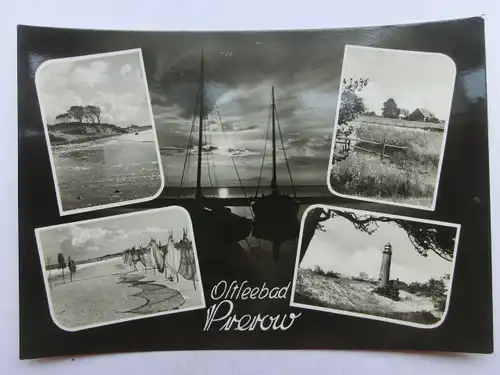 Alte AK Ostseebad Prerow Mehrbildkarte [aN681]