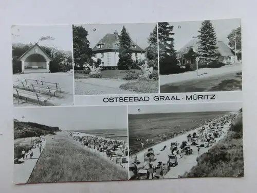 Alte AK Graal Müritz Mehrbildkarte [aN695]