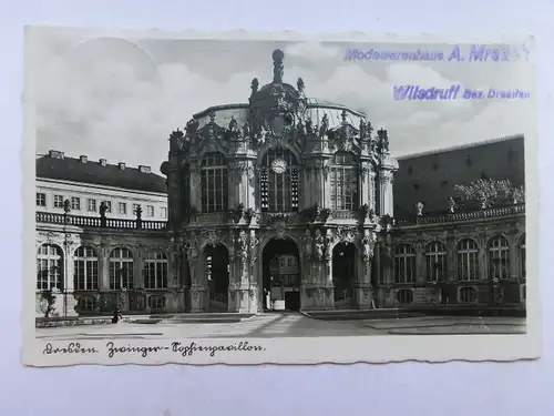 Alte AK Dresden Werbung Modewarenhaus Willsdruff [aO1325]