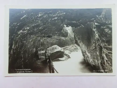 Alte AK Garmisch Partenkirchen Partnachklamm [aO1348]