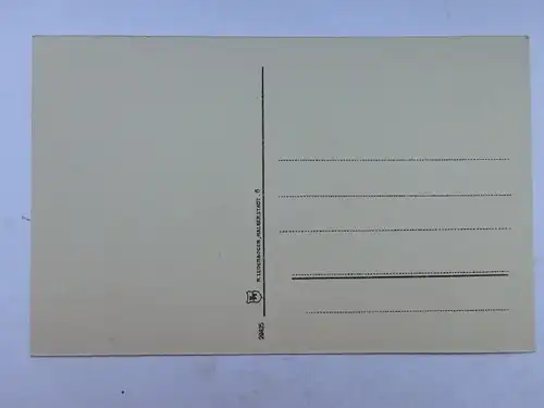 Alte AK Halberstadt Rathaus Freitreppe [aO1349]