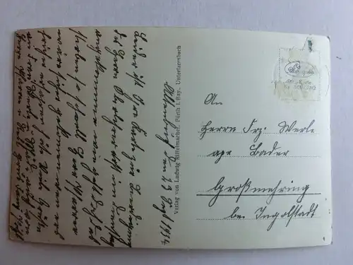 Alte AK Bayrischer Wald Ossermassiv Lohberg Sommerau 1934 [aX597]
