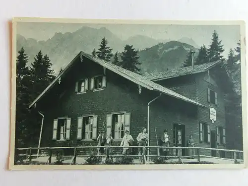 Alte AK Mittenwald Großherzog Adolf Haus [aX743]