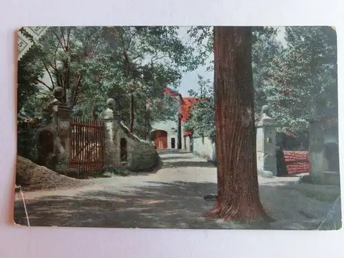 Alte AK Grußkarte Dorf Straße Häuser [aT806]