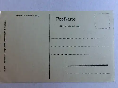 Alte AK Stuttgart Anlagensee m. Kgl. Schloß [aE604]