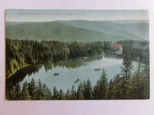 Alte AK Mummelsee Schwarzwald um 1925 [aE620]