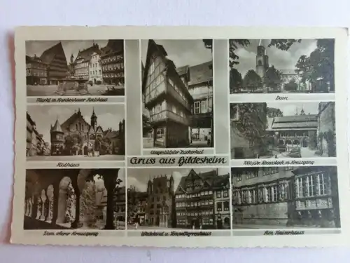 Alte AK Hildesheim Mehrbildkarte [C932]