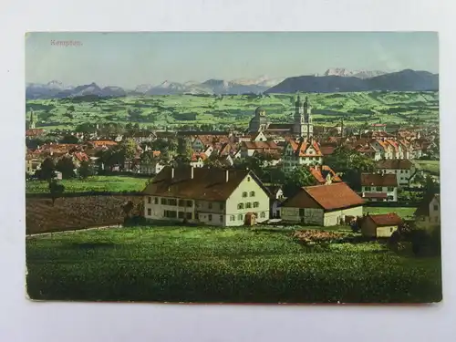 Alte AK Kempten Allgäu 1920 [aX262]