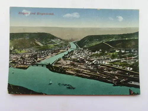 Alte AK Bingen Bingerbrück um 1925 [aX264]