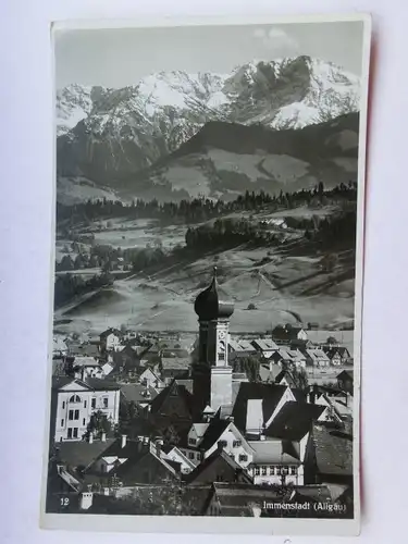 Alte AK Immenstadt Allgäu um 1930 [aX281]