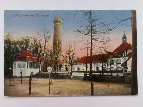 Alte AK Darmstadt Ludwigshöhe 1919 [aX290]