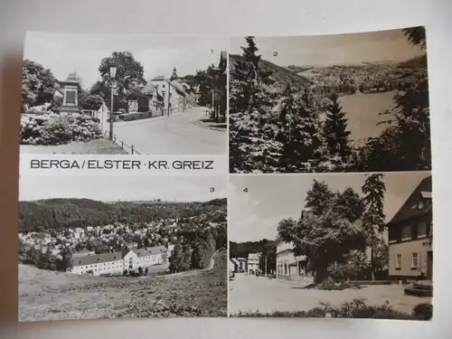 Alte AK Berga Elster Kreis Greiz [U333]