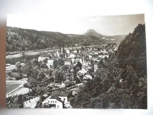 Alte AK Bad Schandau mit Lilienstein [U5]