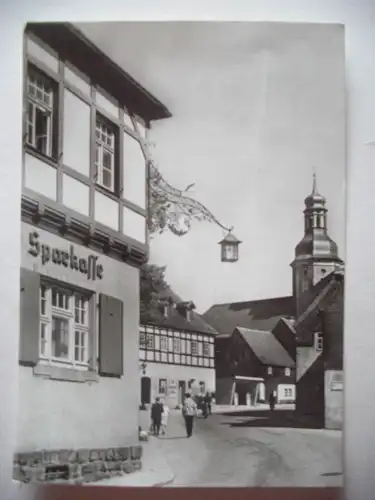 Alte AK Geising Osterzgebirge Hauptstraße [U20]