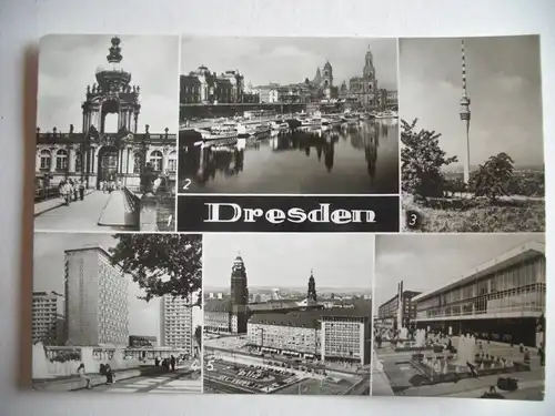 Alte AK Dresden Mehrbildkarte [U23]