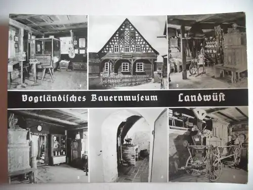 Alte AK Landwüst Vogtländisches Bauernmuseum [U52]