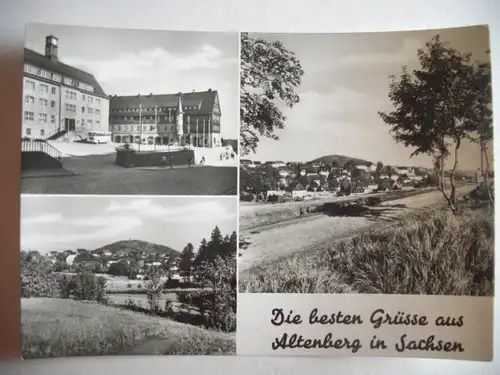 Alte AK Altenberg Sachsen Mehrbildkarte [U65]