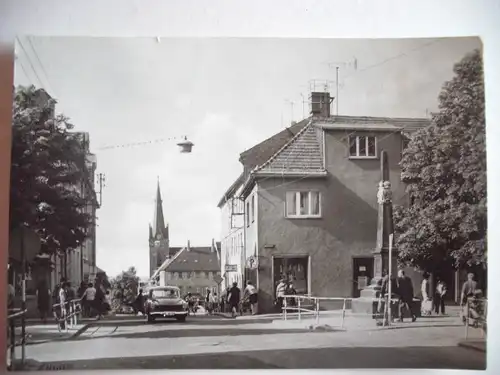 Alte AK Leisnig Döbeln Friedrich Engels Straße [U102]