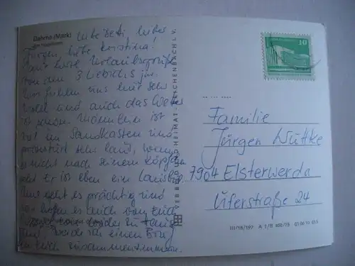 Alte AK Dahme Mark Am Vogelturm [U144]