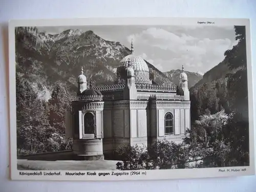 Alte AK Schloß Linderhof Maurischer Kiosk [Z418]