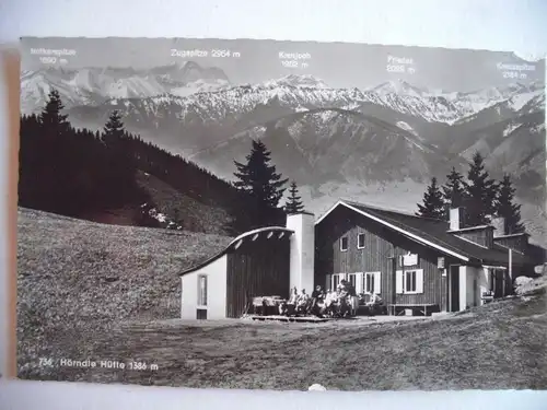 Alte AK Hörndl Hütte Bad Kohlgrub [Z453]