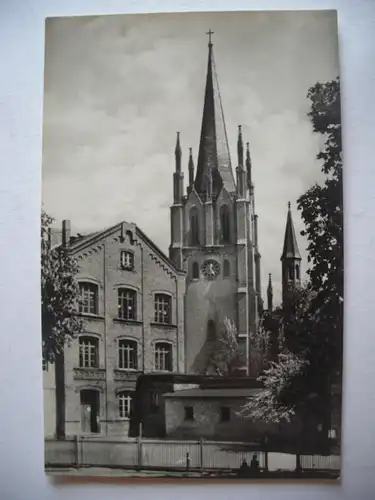 Alte AK Werder Kirche und Schule [Z531]