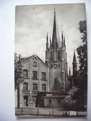 Alte AK Werder Kirche und Schule [Z533]