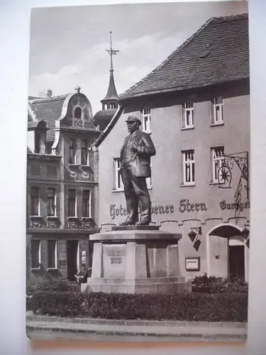 Alte AK Eisleben Lenin Denkmal [aG337]