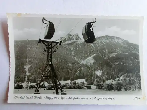 Alte AK Pfronten Allgäu Breitenbergbahn [aJ1077]