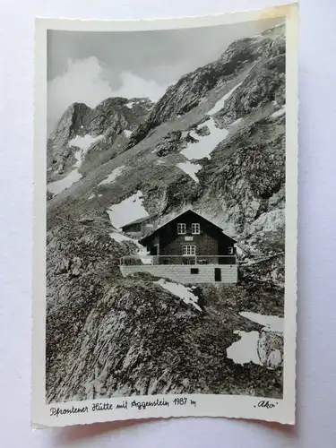 Alte AK Pfronten Pfrontner Hütte Aggenstein [aJ1078]