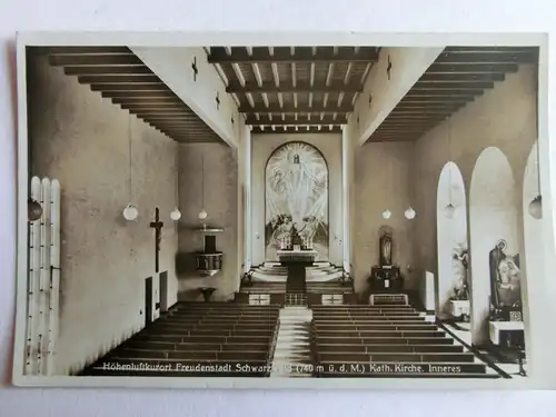 Alte AK Freudenstadt Schwarzwald Kath. Kirche [aJ1104]